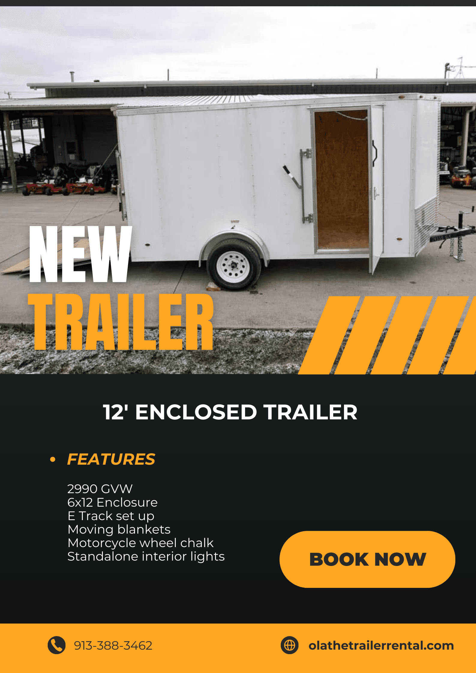 Cargo Mate 6x12 Enclosed 12 ft